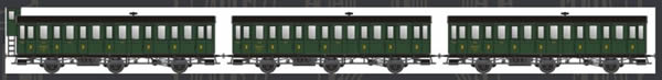 LS Models MW31903 - 3pc Passenger Coach Set of the SNCF